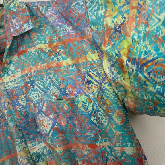 Rum Reggae Hawaiian Shirt 100% Cotton Size Large Tropical Vacation Pockets - Picture 4 of 7